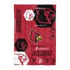 Louisville OFFICIAL Collegiate "Hexagon" Twin Comforter & Sham Set